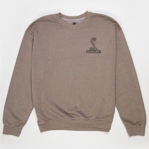 Selby Tan Crewneck Sweater with Relaxed Fit